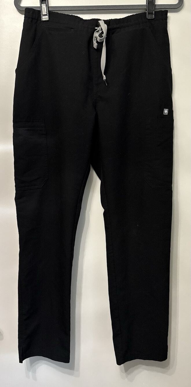 Figs Technical Collection Kade Cargo Scrub Pants Black Women’s M